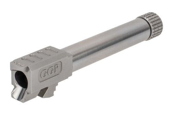 GGP threaded Glock G19 barrel features a match-grade SAAMI-spec 9mm chamber and tough finish
